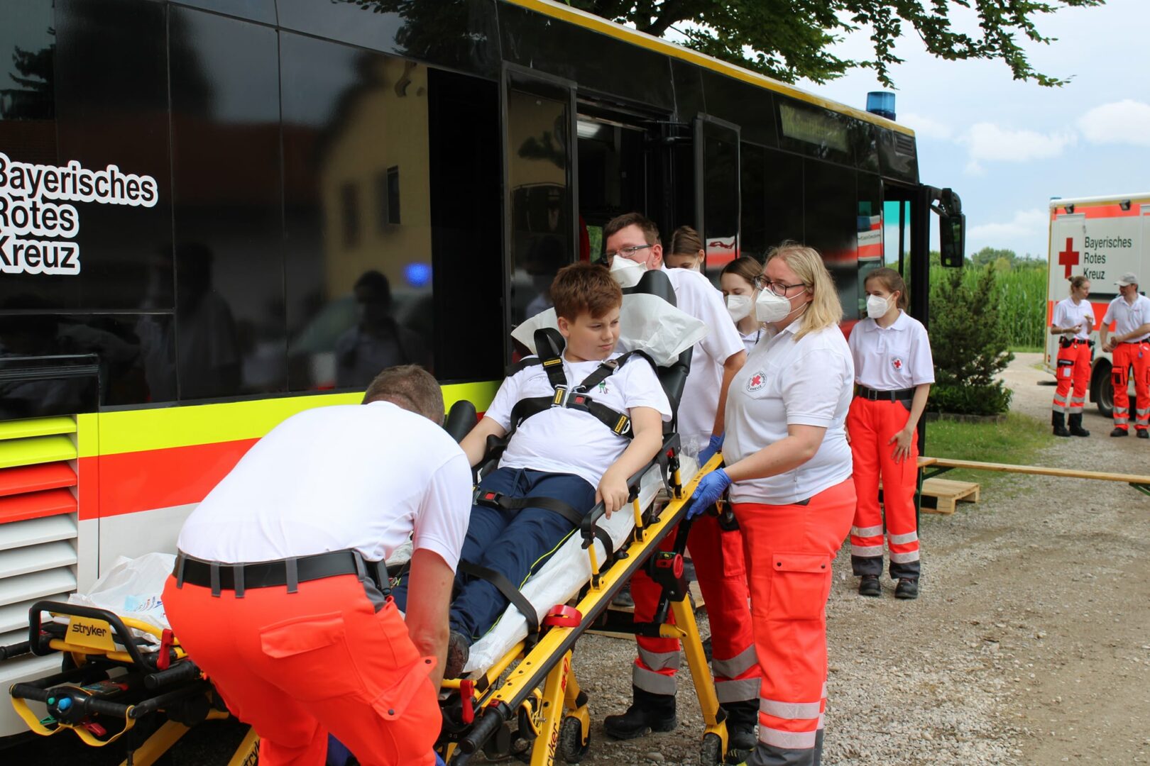 50 Jahre BRK Ismaning Aktiontag am 22.05.2022: Das Bayerische Rote Kreuz stellt sich vor